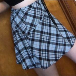 Plaid Skort